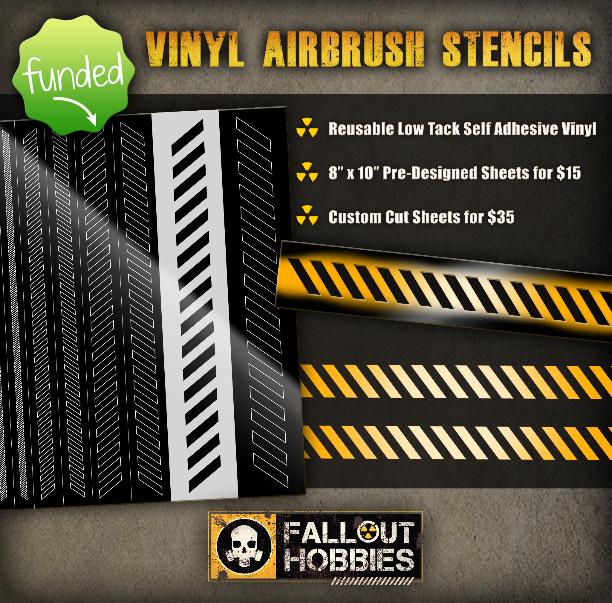 Fallout Hobbies Fully funded and expanding into vinyl stencils