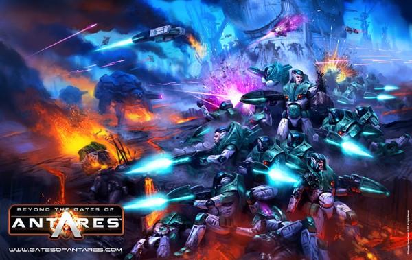 Beyond the Gates of Antares: Artwork unveiled!