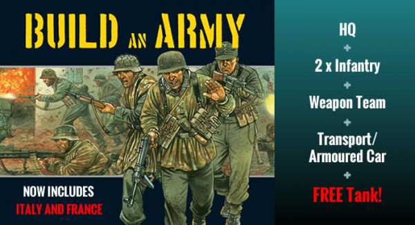 New: Build an Army deals for Italy and France