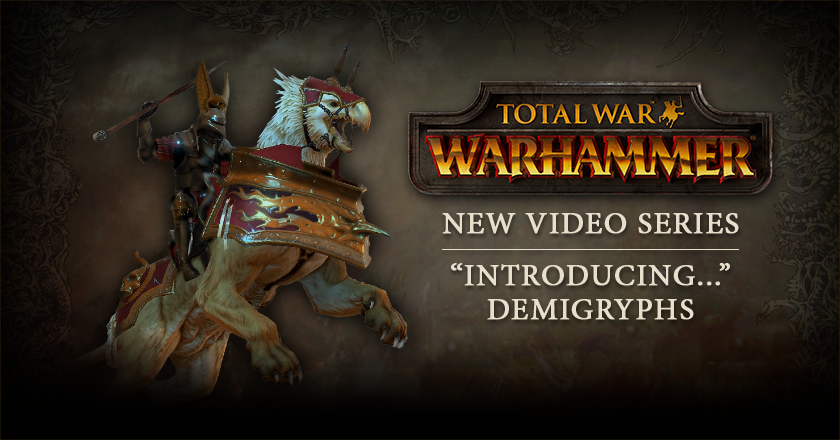 New from Total War: WARHAMMER- Introducing… Demigryphs