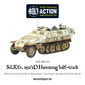 Plastic Bolt Action Sd.Kfz 251/1 half-track