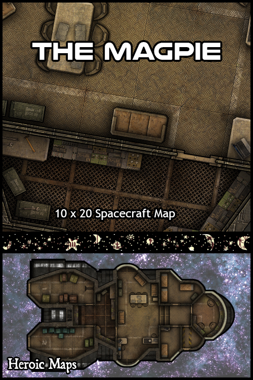 Heroic Maps – Spacecraft: The Magpie