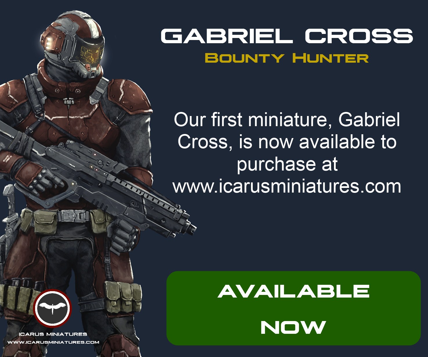 Gabriel Cross Now Available