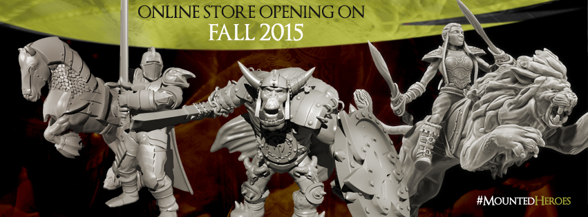 Mounted Heroes online store opening on Fall 2015