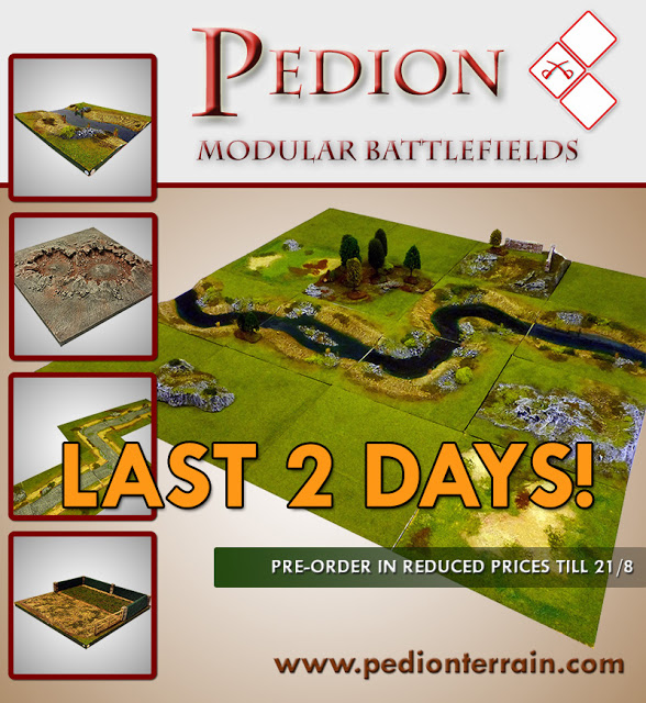 Journal #11 – Last chance to pre-order Pedion!