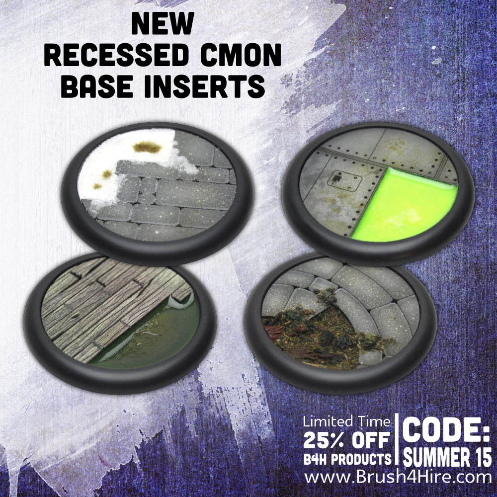 New Recess Base Inserts for the Brush 4 Hire Summer Sale