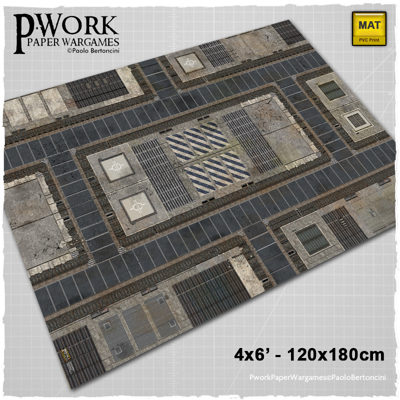 Pwork Wargames releases new gaming mat for futuristic battles