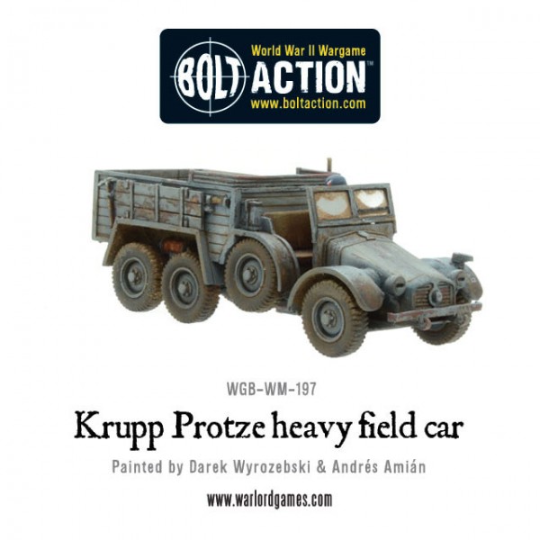 New: Krupp Protze Heavy Field Car