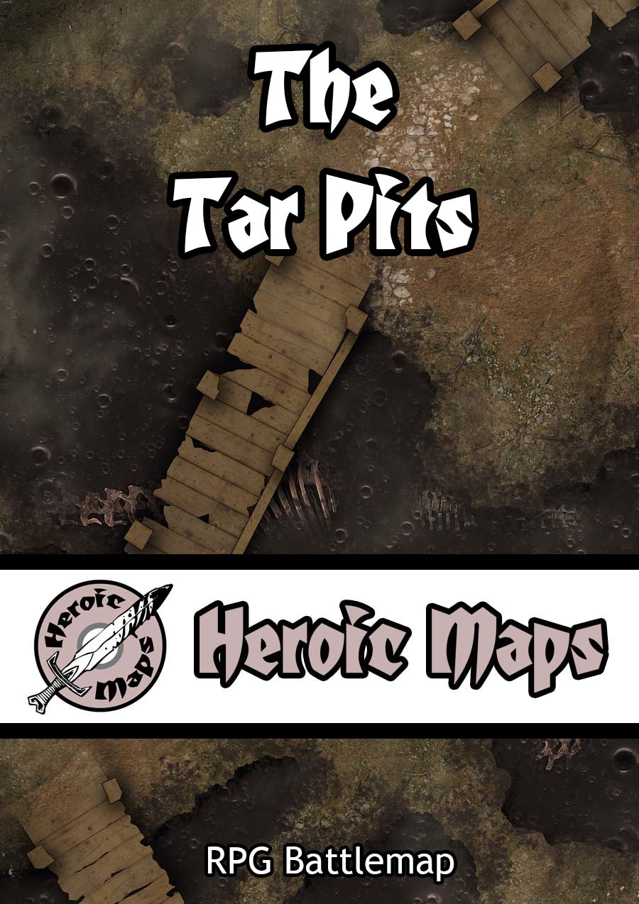 Heroic Maps: The Tar Pits, Crystal Throne Room and Absolute Tabletop