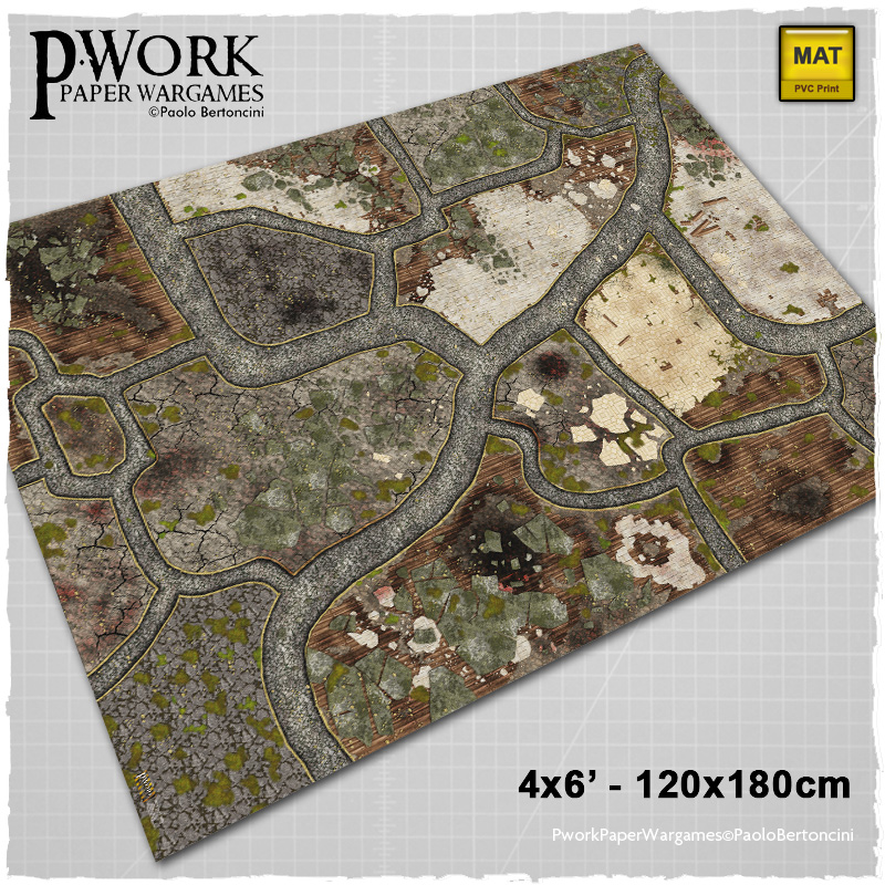 Darkburg: Pwork Wargames fantasy gaming mat