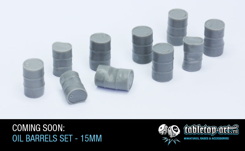 COMING SOON – OIL BARRELS SET 15MM