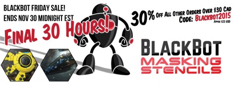 BlackBot Masking Stencils Sale – Final Hours!