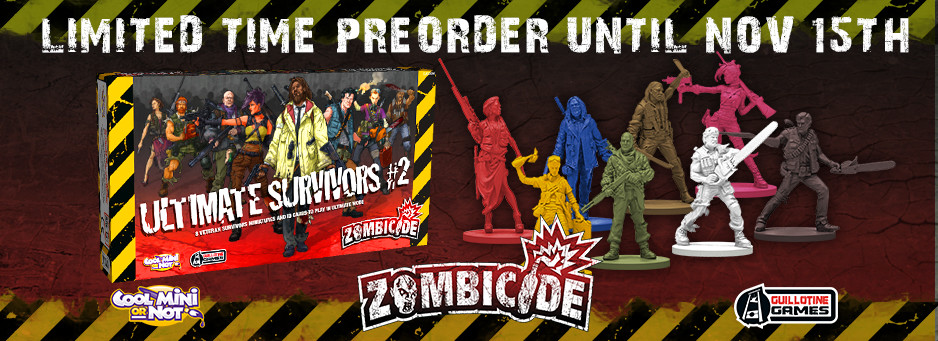Zombicide Ultimate Survivors #2 Set Available For Pre-Order
