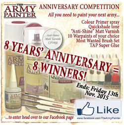 The Army Painter prize draw – 8 years’ = 8 winners