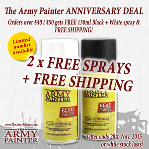Last chance: The Army Painter Anniversary deal ends today!