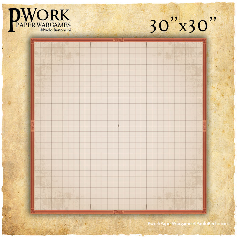 Pwork Wargames grid gaming mat: RPG Battlegrid