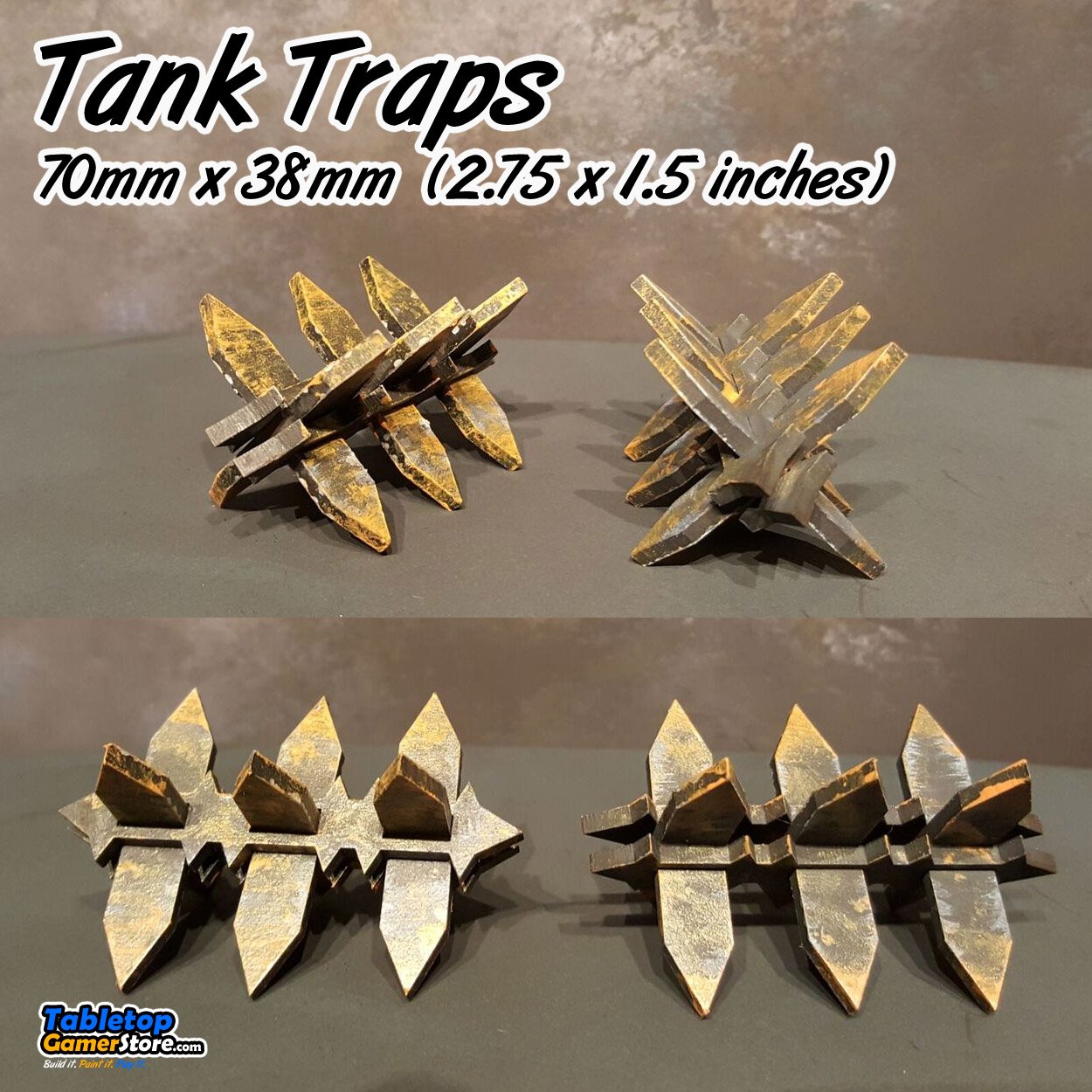 Tank Traps – New Line Now Available!