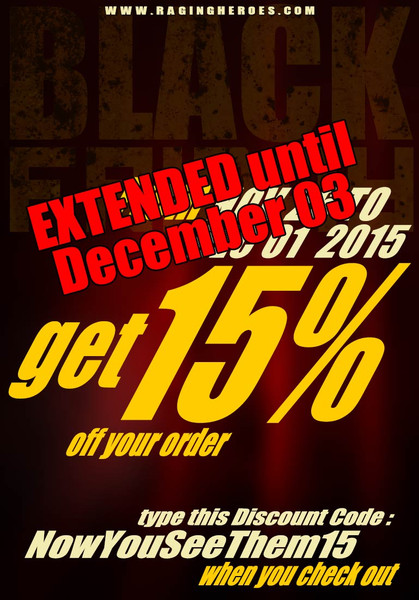 Black Friday Deals!!! EXTENDED to Dec. 3 2015
