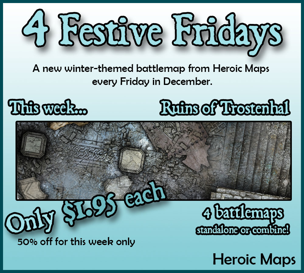 Heroic Maps – Ruins of Trostenhal – Festive Friday Sale