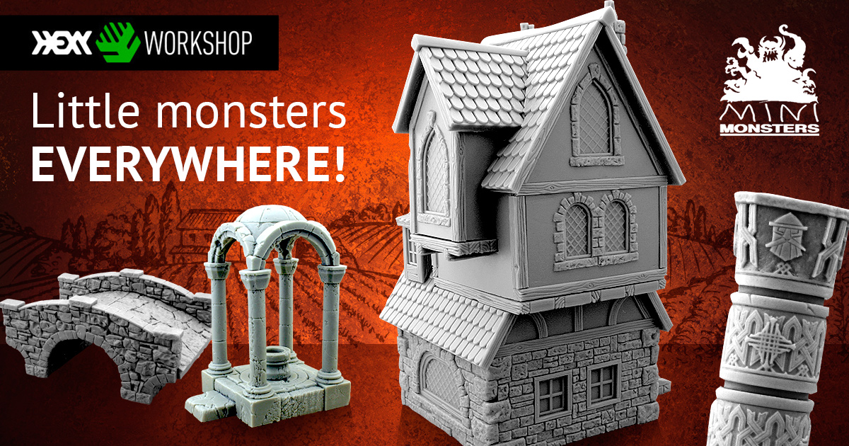 New Partner: Mini Monsters in Hexy-Shop!