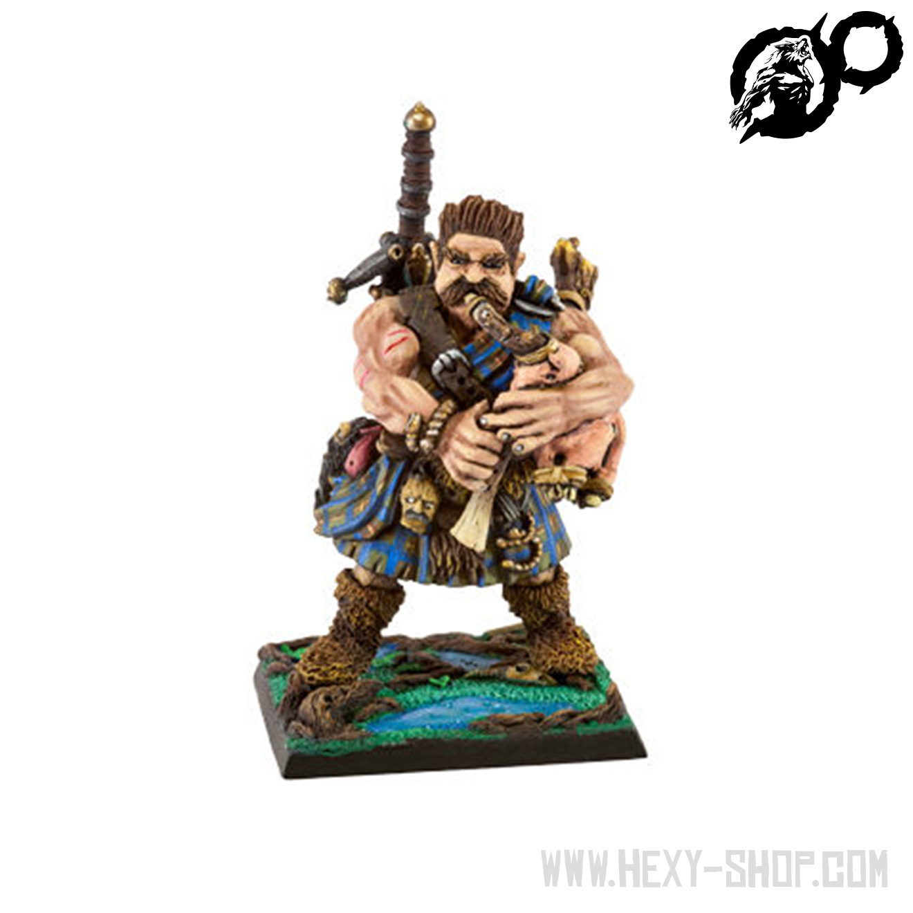 New Ogre Mercenary miniature from Werewoolf Miniatures available in Hexy-Shop!