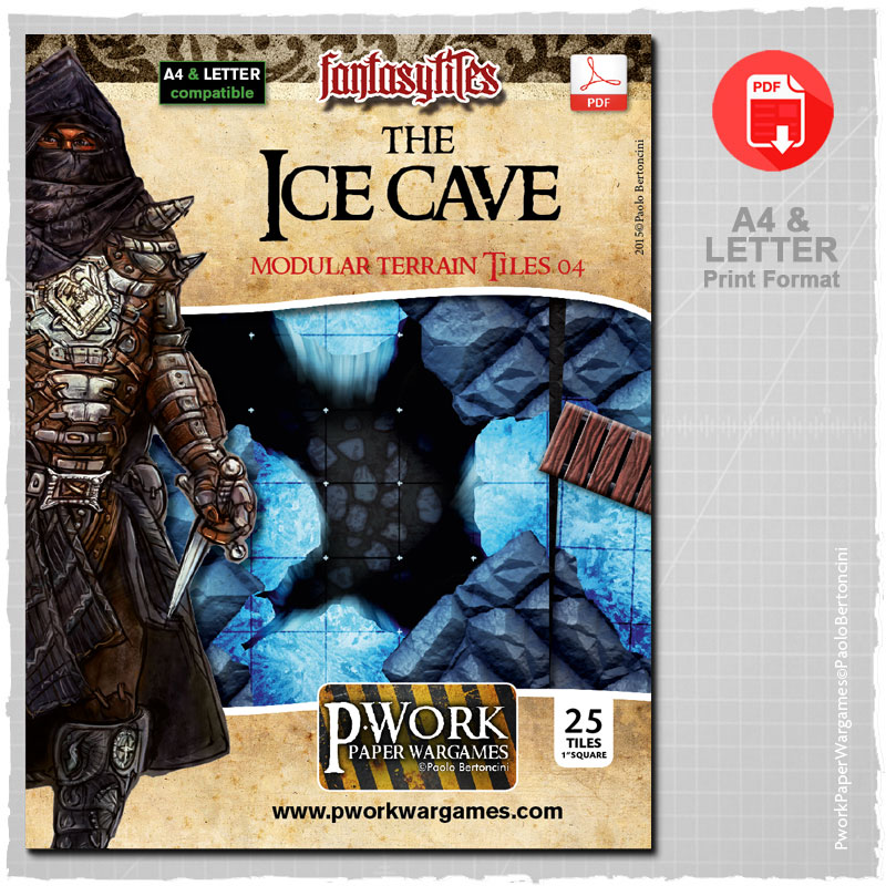 Pwork Fantasy Tiles Set: Snow Field and Ice Cave
