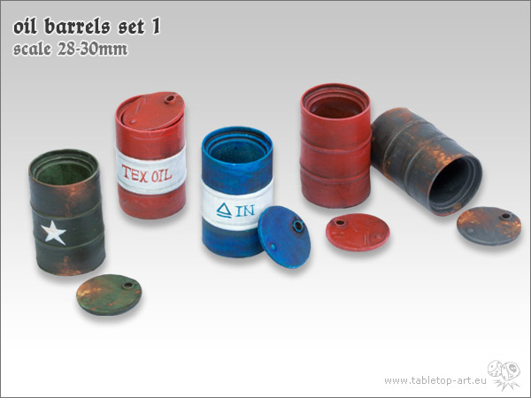 NOW AVAILABLE – OIL BARRELS SET 1