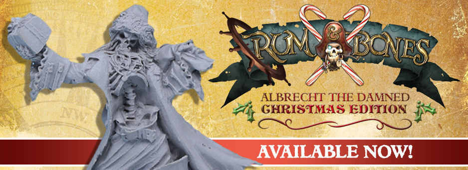 Rum and Bones Ablrecht the Damned Christmas Edition Available Now