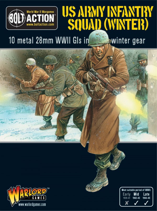 New: US Army Infantry in Winter Clothing