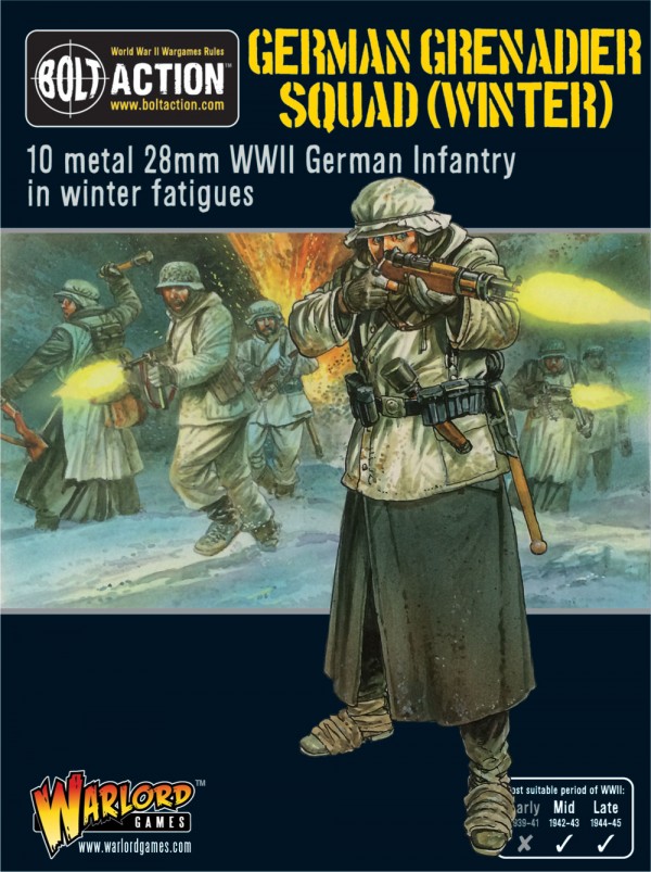New: German Grenadiers in Winter Clothing