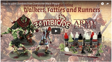 Zombicide Black Plague painting tutorial videos