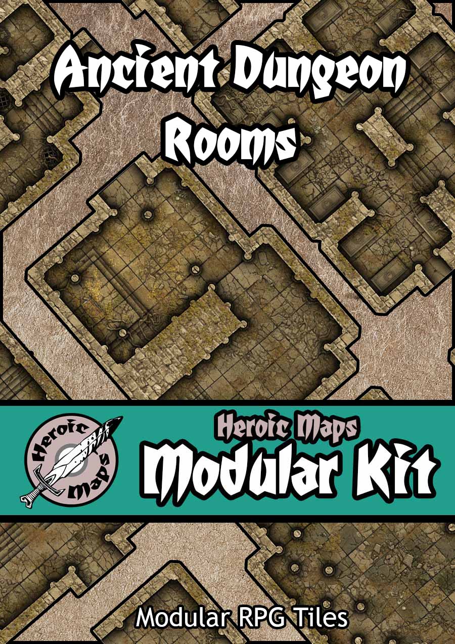 Heroic Maps: Modular Kit – Ancient Dungeon