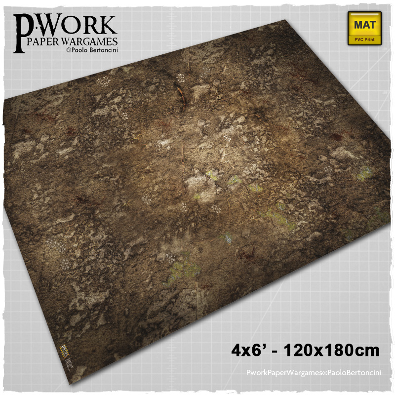 Pwork Wargames fantasy gaming mat: Deadland