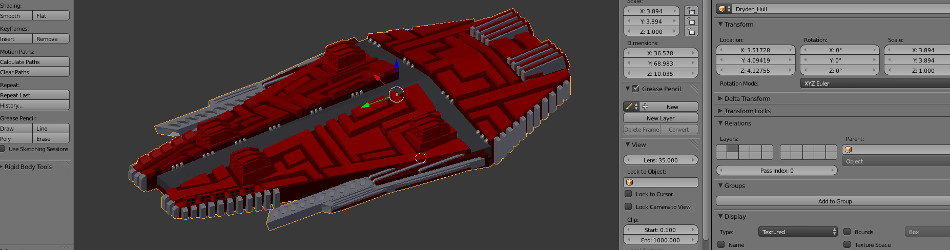 3D Model for Colayth Guard Dryden Heavy Destroyer Now Available