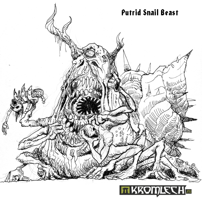 Kromlech new release - Putrid Snail Beast.