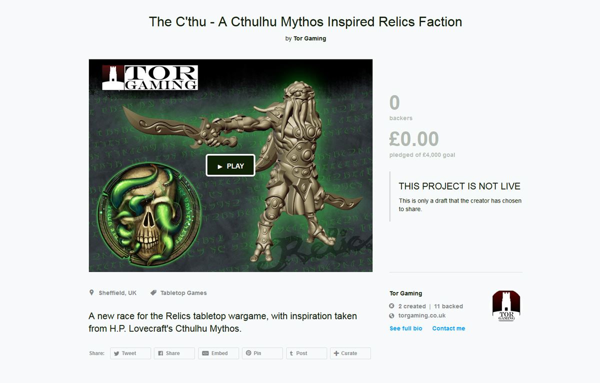 C’thu Kickstarter Preview