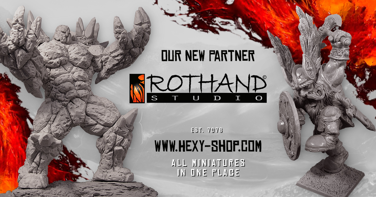 Rothand Studio is another Polish artist whose work you can find in Hexy-Shop.