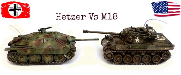 Head to Head: Jagdpanzer 38t Hetzer Vs M18 Hellcat!