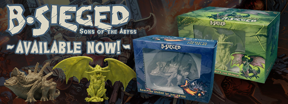 B-Sieged Sculpted Avatar Miniatures Available Now