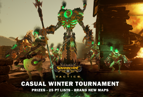 WARMACHINE:Tactics – February Casual Winter Tournament!
