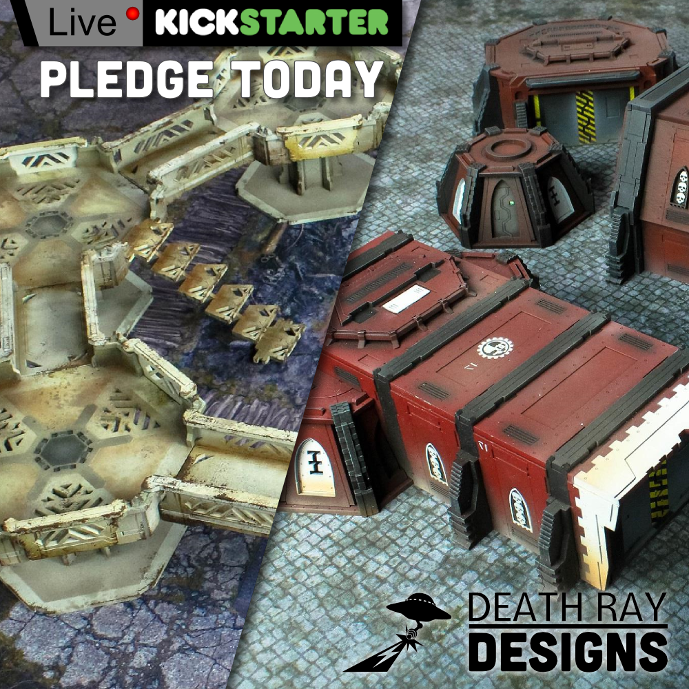 New Black Site X and Rapid Vanguard Terrain on Kickstarter