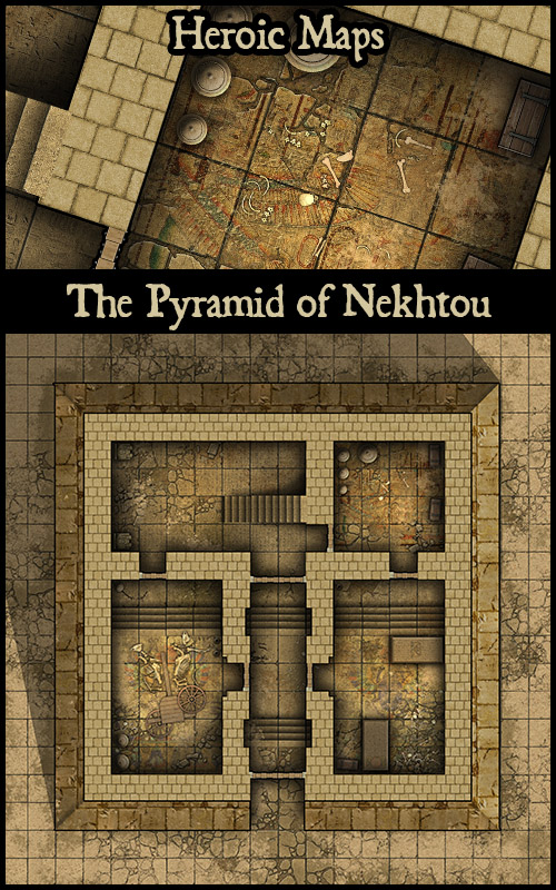 Heroic Maps – The Pyramid of Nekhtou