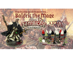Zombicide Black Plague Painting tutorial: How to paint Baldric the Mage