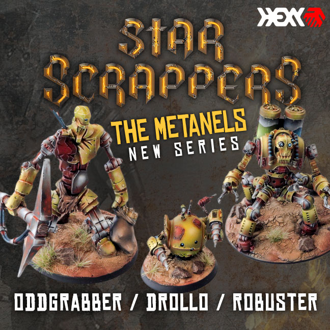 New Star Scrappers Miniatures from Hexy Workshop!