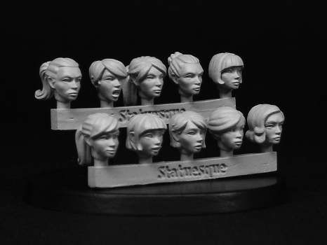 Heroic Scale Female Heads 2 available to Pre-Order now!