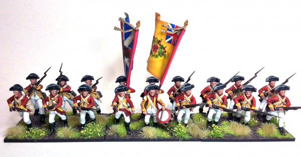 American War Of Independence British infantry sprue With Bases AWI Warlord Games 