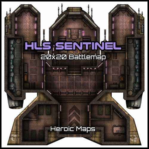 Heroic Maps – Spacecraft: HLS Sentinel