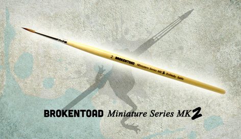 BrokenToad Miniature Series MK2 brushes