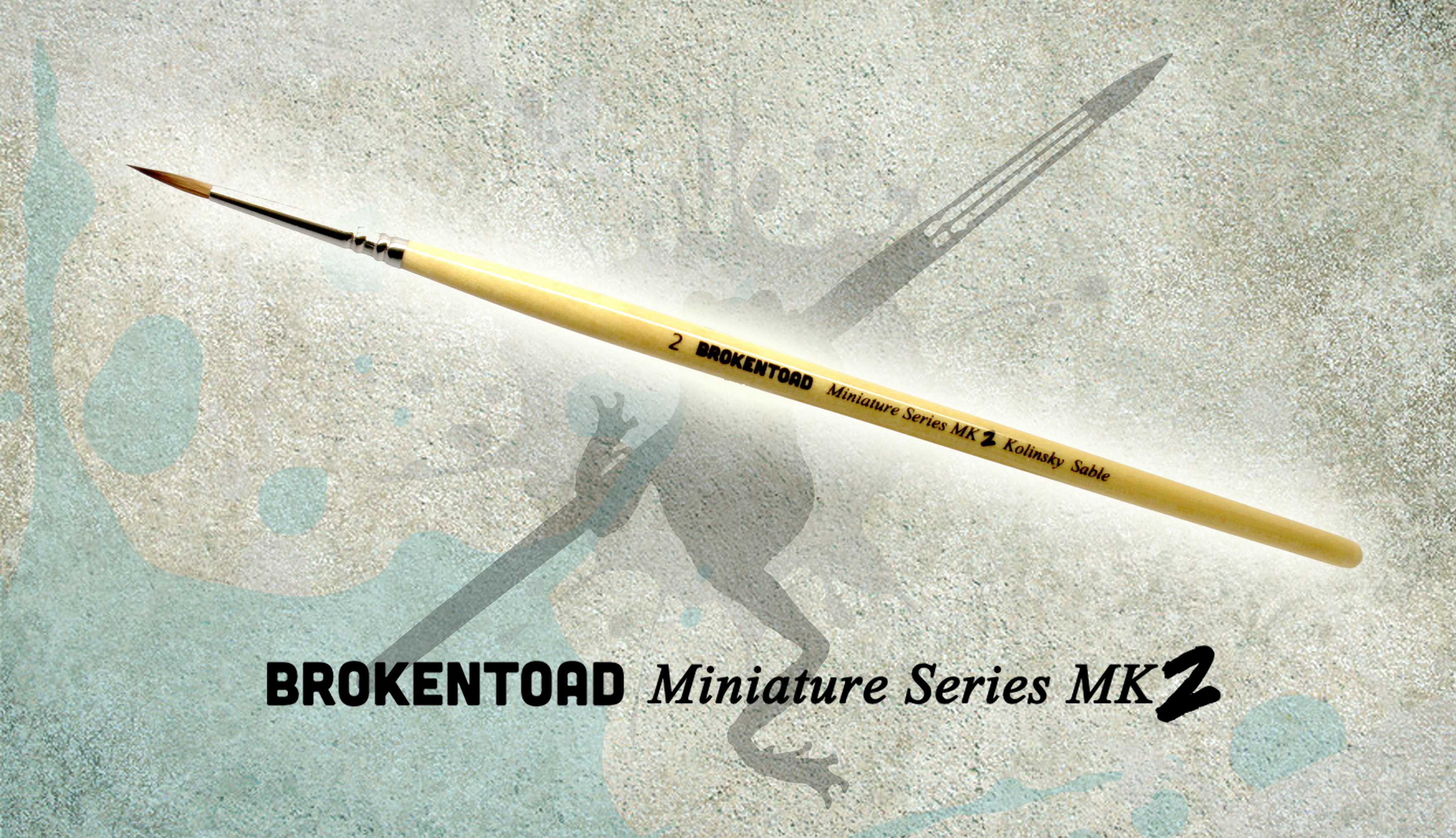 BrokenToad Miniature Series MK2 brushes