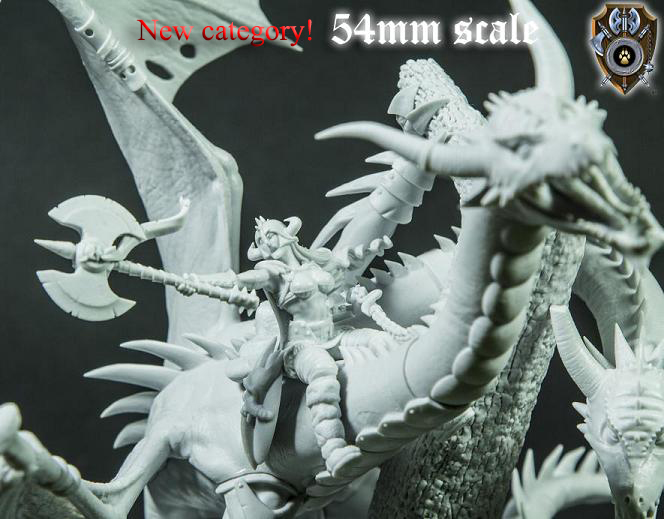 54mm scale Dragons released!